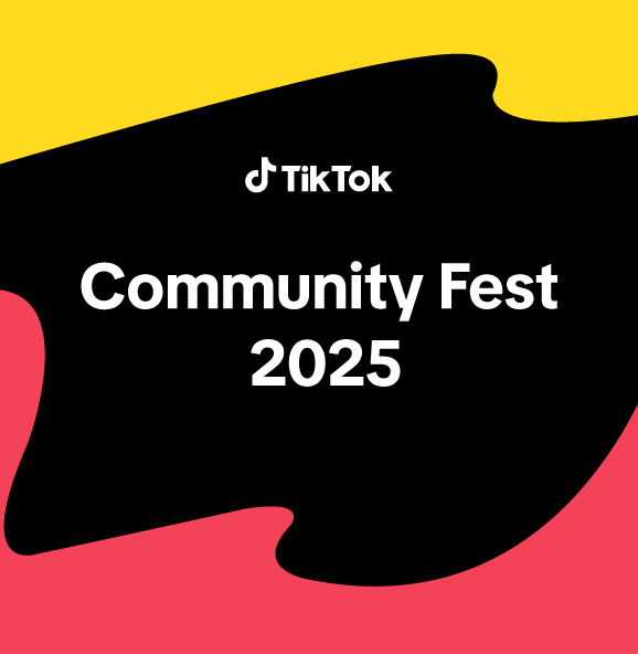 Affiche TikTok Community Fest