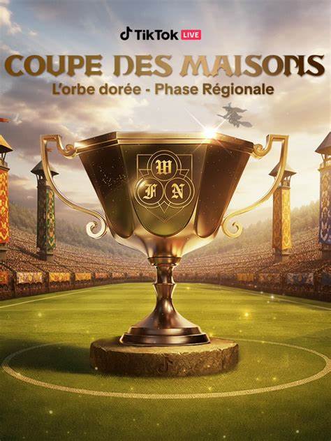 Affiche TikTok LIVE Coupe des Maisons