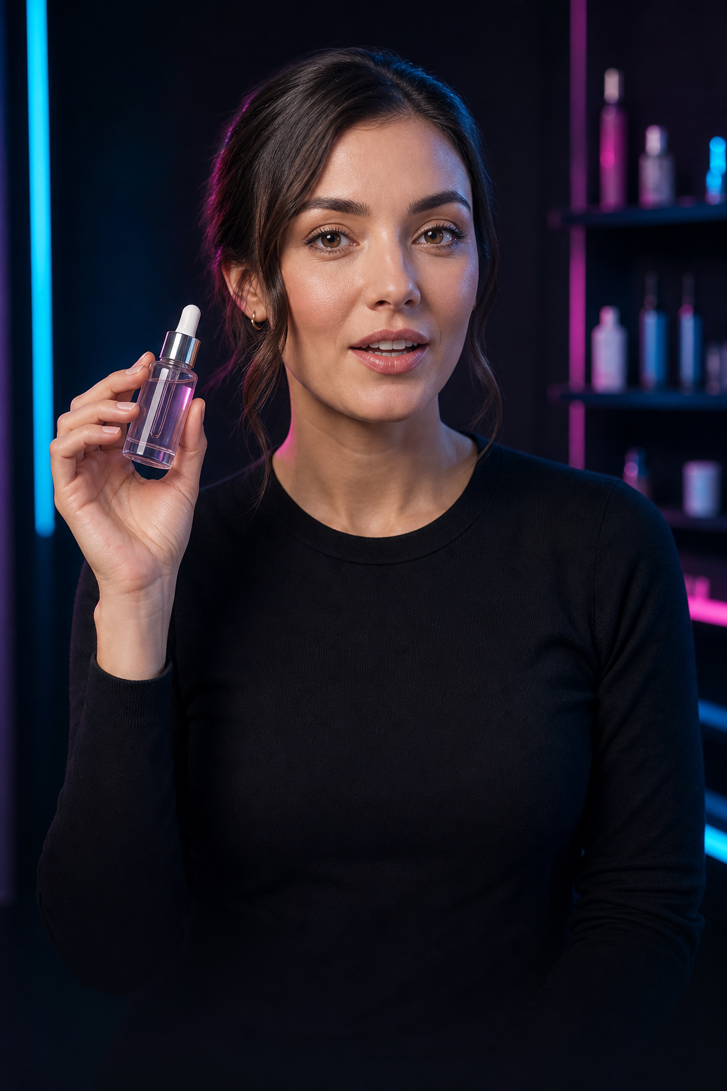 Exemple de vidéo TikTok Shop présentant un produit de beauté